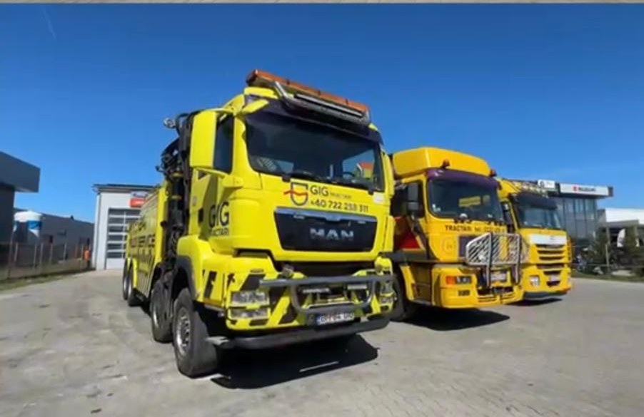 MAN 8x8 de recuperare GIG Tractări