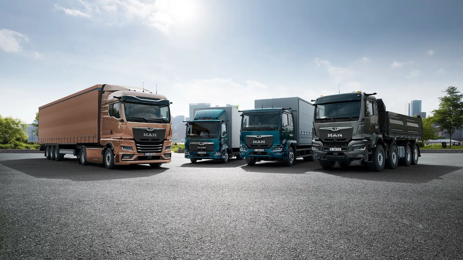 MAN truck range